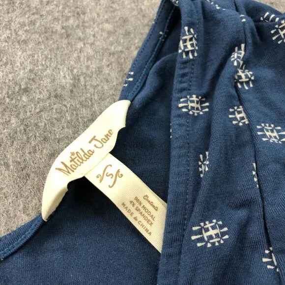 Matilda Jane Top Womens Small Feeling Good Tank Floral Flowy Flower Blouse - Picture 6 of 9